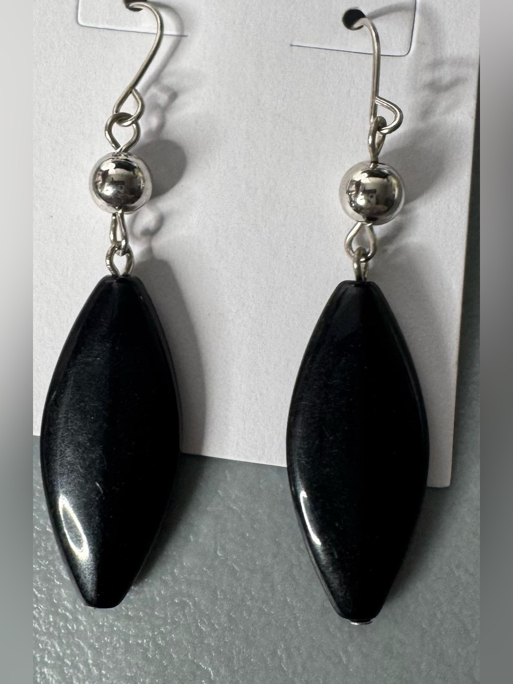 Classic Black Drop Earrings — Women Jewelry statement earrings light